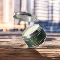 Scented Tin Candle - Natural Coconut Wax,4oz